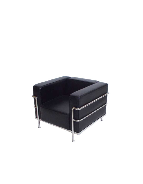 Contempo Club Chair - Black - 1 - RSVP Party Rentals