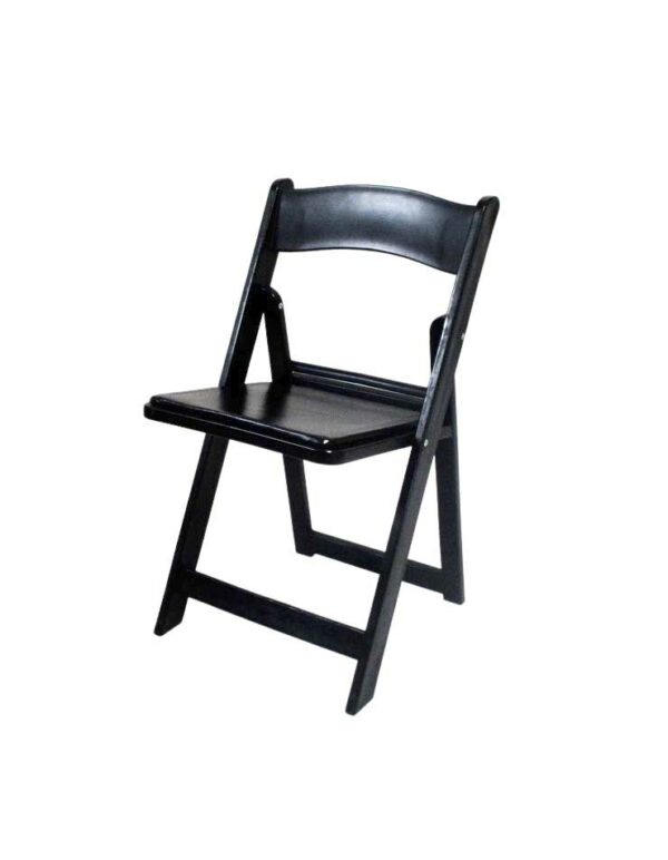 Resin Folding Chair - Black - 1 - RSVP Party Rentals