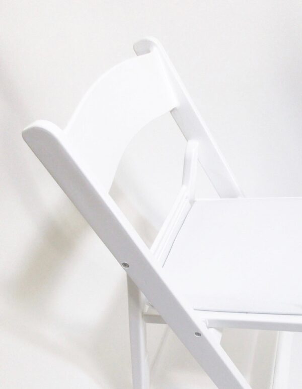 Resin Folding Chair - White - 2 - RSVP Party Rentals