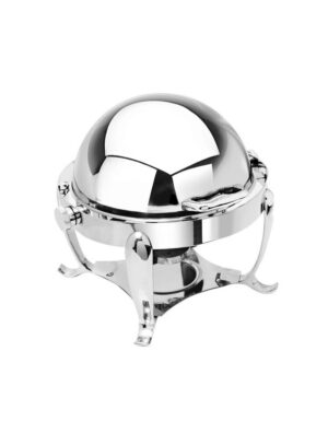 Chafer - 6 qt Round Roll Top