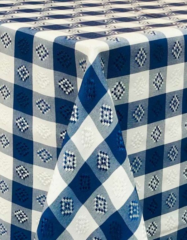 - Blue & White Check - 1 - RSVP Party Rentals