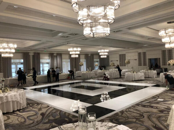 - Dance Floor - Black And White - 5 - RSVP Party Rentals