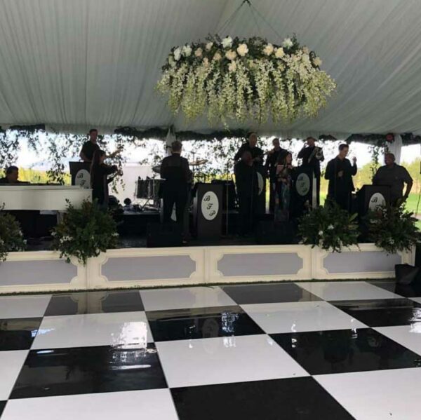 - Dance Floor - Black And White - 2 - RSVP Party Rentals