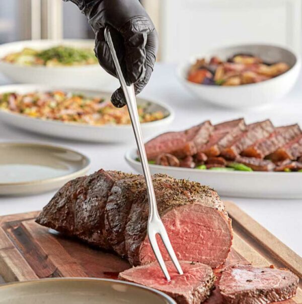 11" Classic 2-Tine Serving Fork - 1 - RSVP Party Rentals