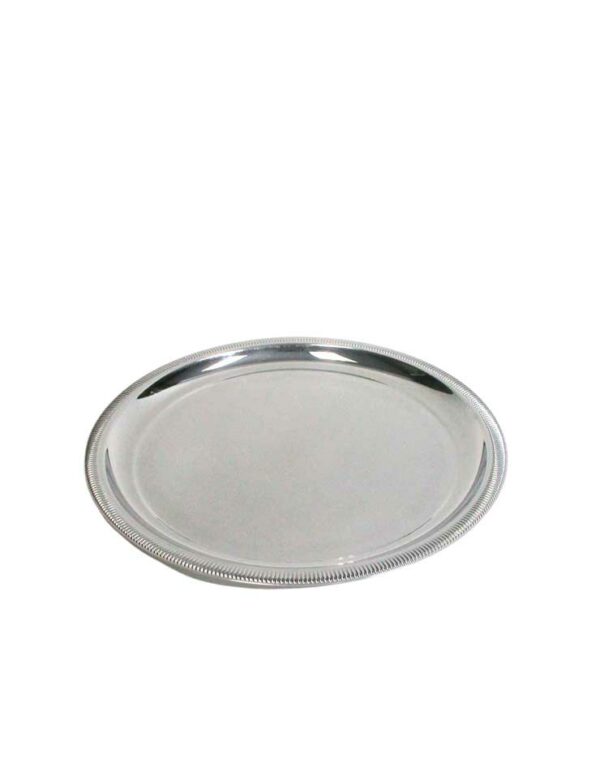 Tray - 15" Fancy Stainless - 1 - RSVP Party Rentals