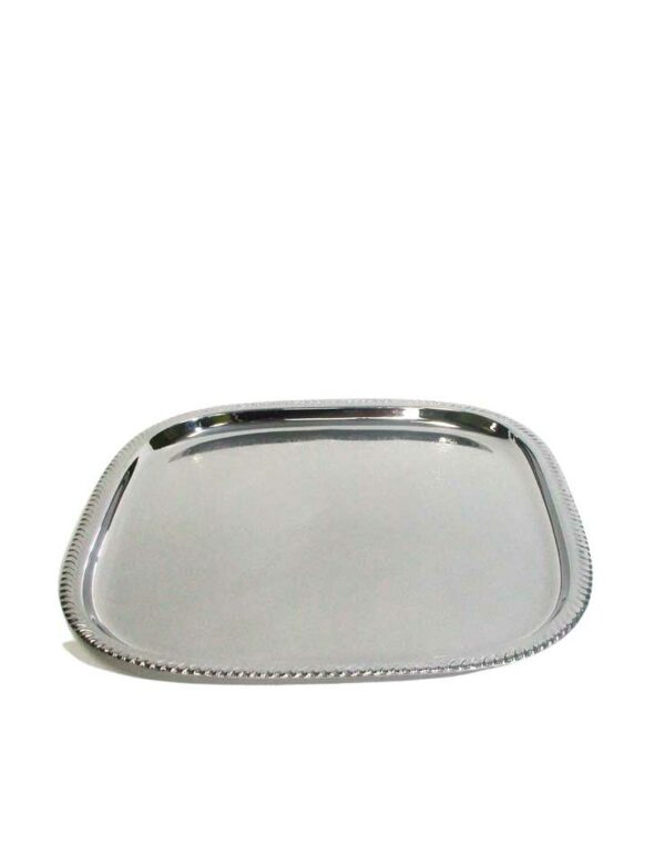 Tray - 17" x 17" Stainless - 1 - RSVP Party Rentals
