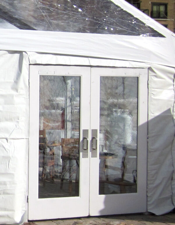 - Tent Doors - Double Glass - 2 - RSVP Party Rentals