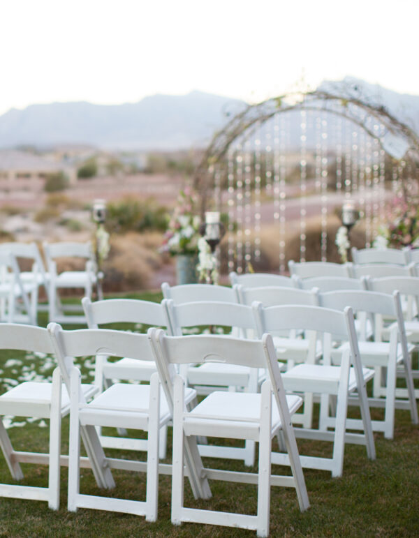 Resin Folding Chair - White - 4 - RSVP Party Rentals