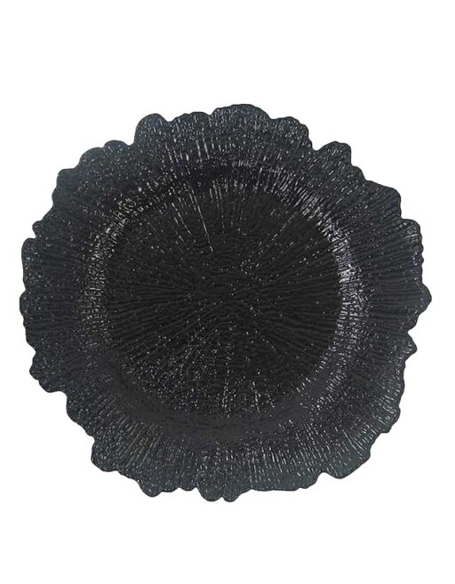 Black Sponge Charger 