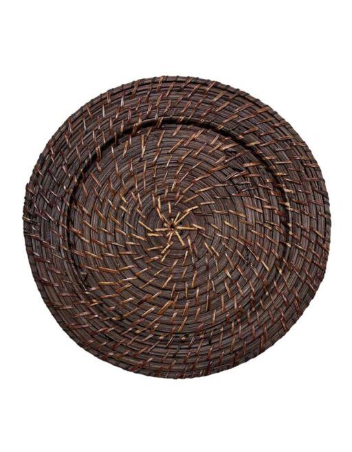 Chestnut Rattan Charger