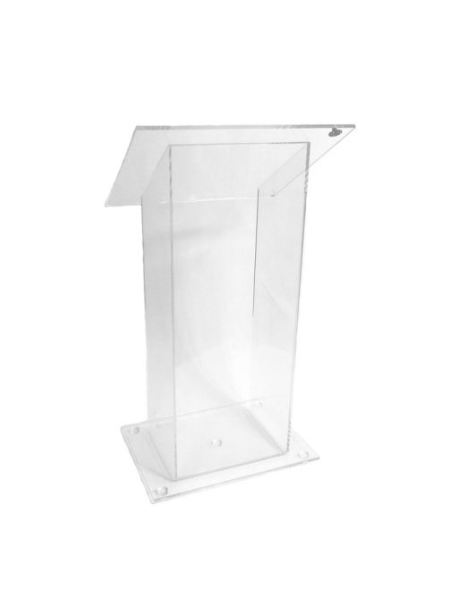 Plexiglass Podium | RSVP Party Rentals - Audio Visual Event Equipment