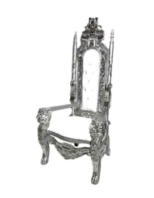 Silver Throne Chair