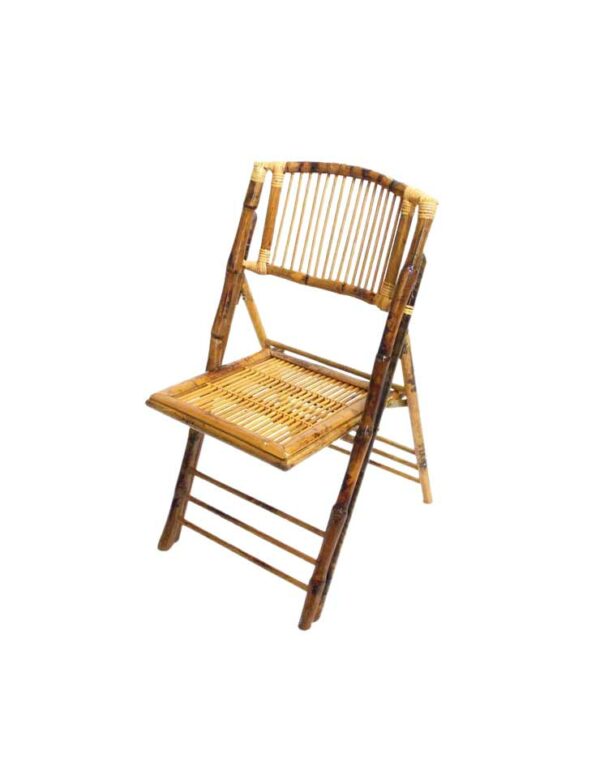 - Bamboo Folding Chair - 1 - RSVP Party Rentals