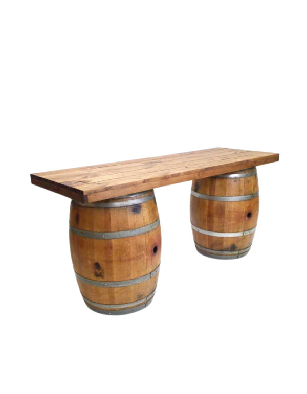 Wine Barrel Communal Table