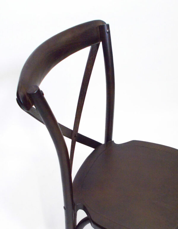 - Cross Back Chair - Walnut - 2 - RSVP Party Rentals