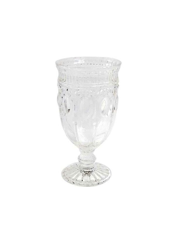 - Carousel Goblet - Clear 12 oz - 1 - RSVP Party Rentals