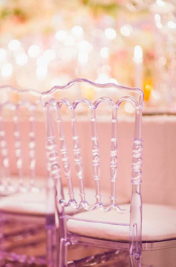 - Crystal Napoleon Chair - 4 - RSVP Party Rentals