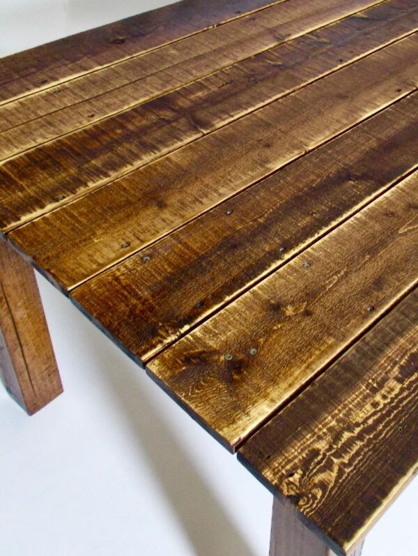 Farm Wood Dining Table - 2 - RSVP Party Rentals