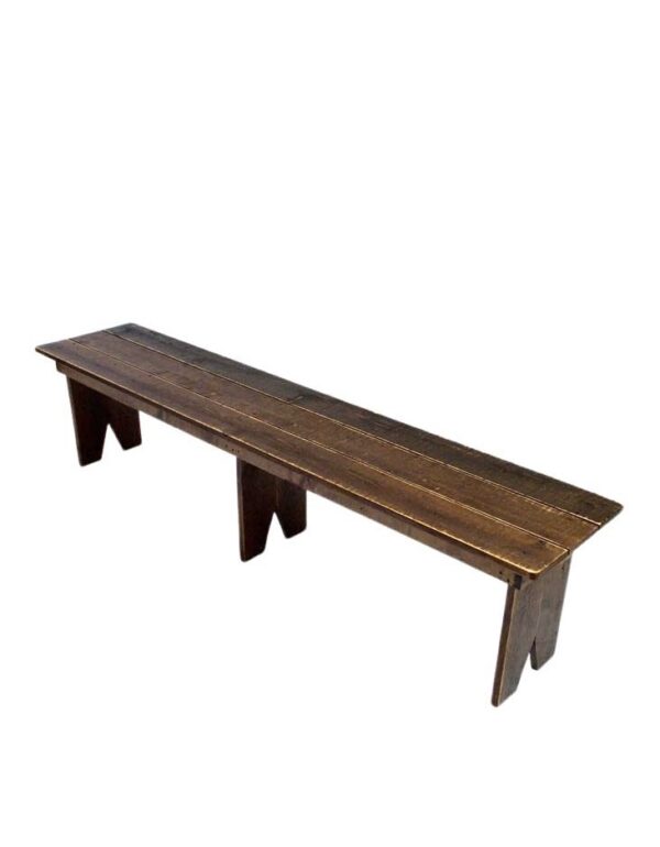 Farm Wood Bench - 1 - RSVP Party Rentals