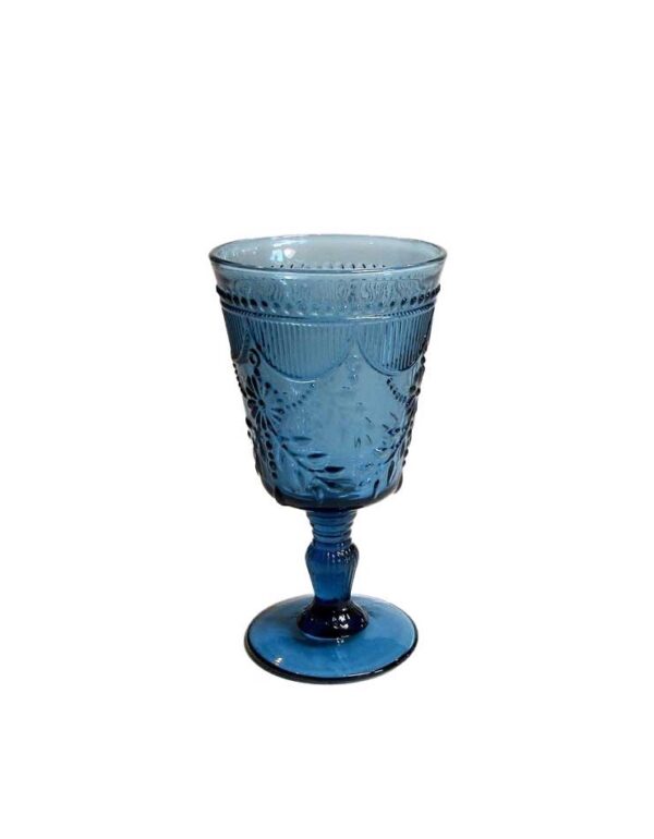 10 oz Cornflower Debutante Goblet - 1 - RSVP Party Rentals