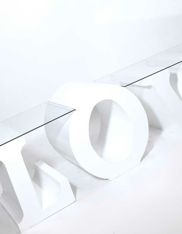 - Love Table - White - 2 - RSVP Party Rentals