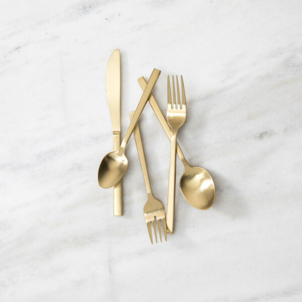 Arezzo Brushed Gold - 5 - RSVP Party Rentals