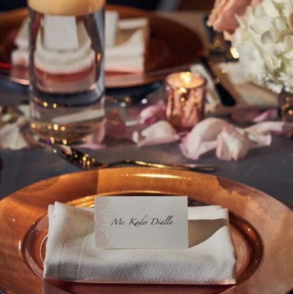 Rose Gold Lacquer Charger - 2 - RSVP Party Rentals