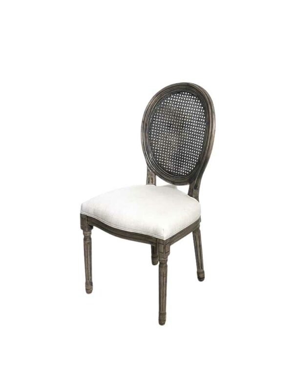 Louis Chair - Gray - 1 - RSVP Party Rentals
