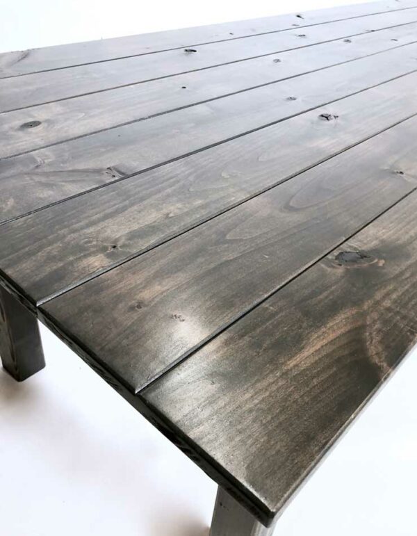 Modena Gray Dining Table - 2 - RSVP Party Rentals