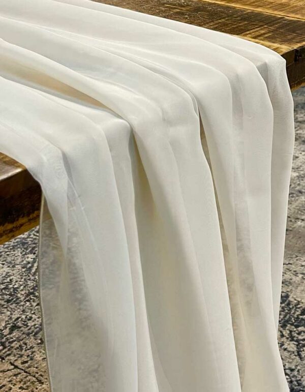 Ivory Voile - 1 - RSVP Party Rentals