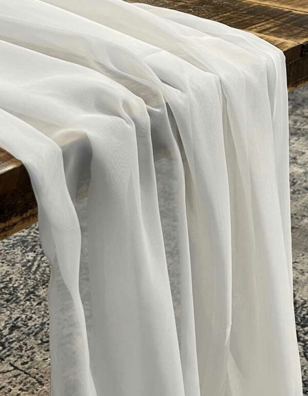 - White Voile - 1 - RSVP Party Rentals