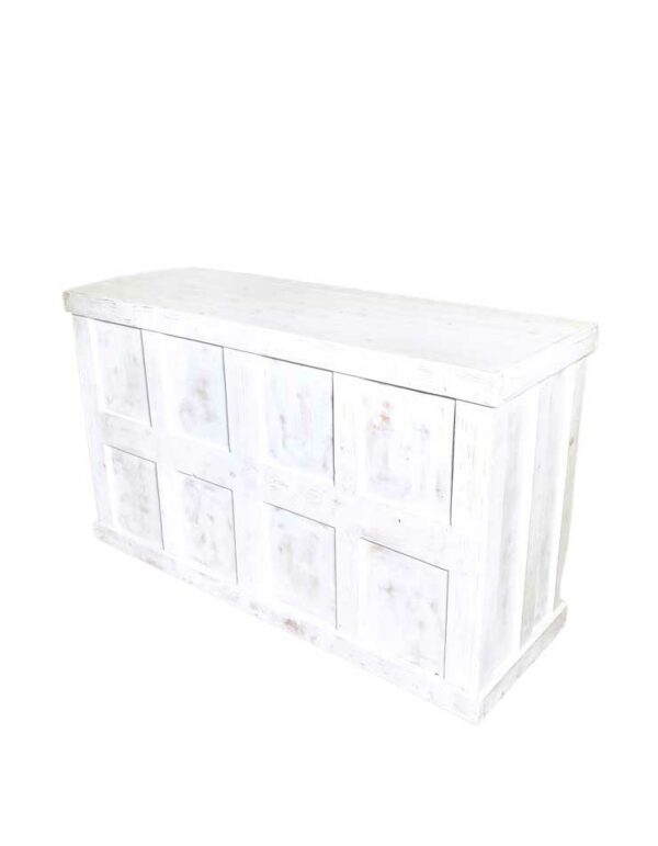 - Bar - Distressed White - 1 - RSVP Party Rentals