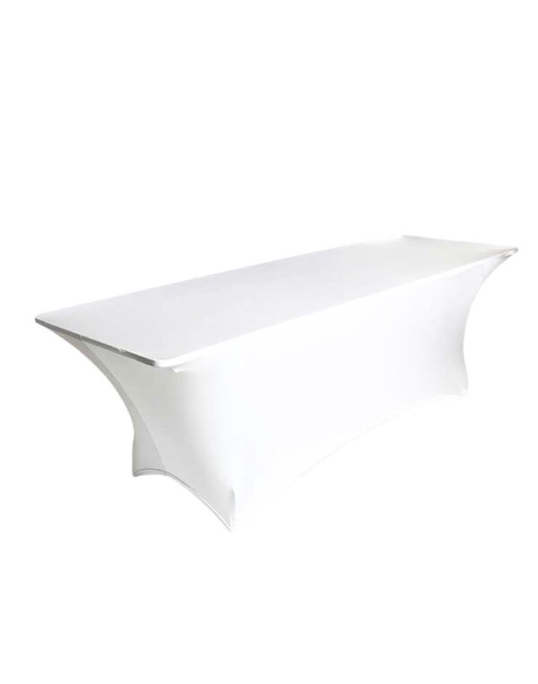 White Spandex - Table Covers & Chair Covers - 4 - RSVP Party Rentals