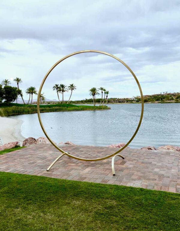 - Arch - Golden Ring - 2 - RSVP Party Rentals