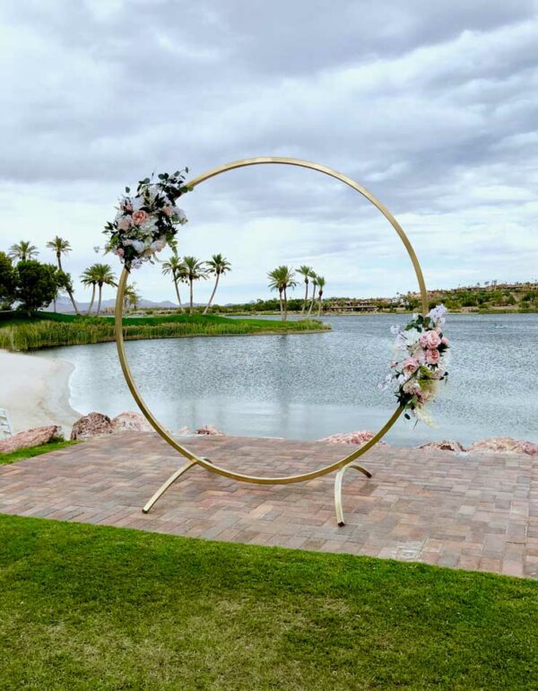- Arch - Golden Ring - 1 - RSVP Party Rentals