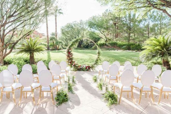 - Bella Chair - White and Gold - 6 - RSVP Party Rentals