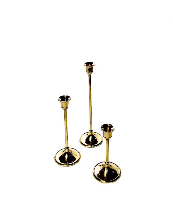 Candlesticks - Antique Gold - 1 - RSVP Party Rentals