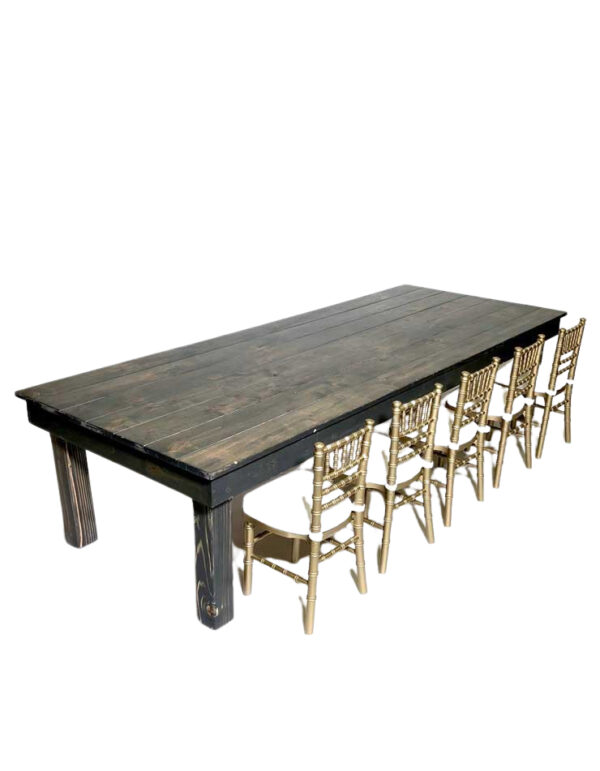 Modena Gray Child Height Table - 1 - RSVP Party Rentals