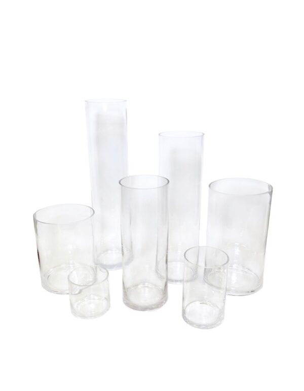 - Crystal Cylinders - 1 - RSVP Party Rentals