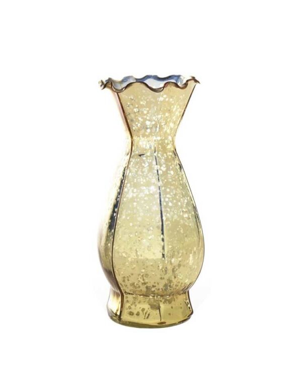 Vase - Golden Antique - 5.5" x 11" - 1 - RSVP Party Rentals