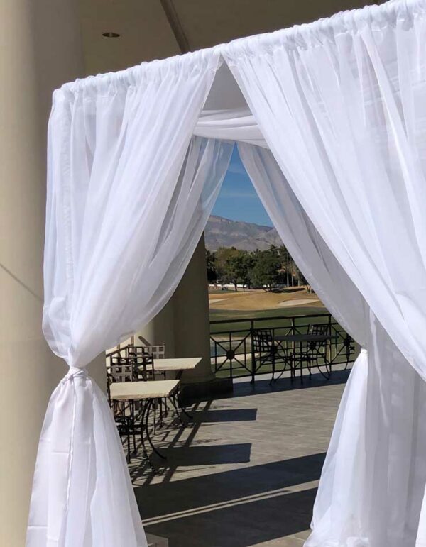 - Arch - Grand Voile Chuppa - 3 - RSVP Party Rentals