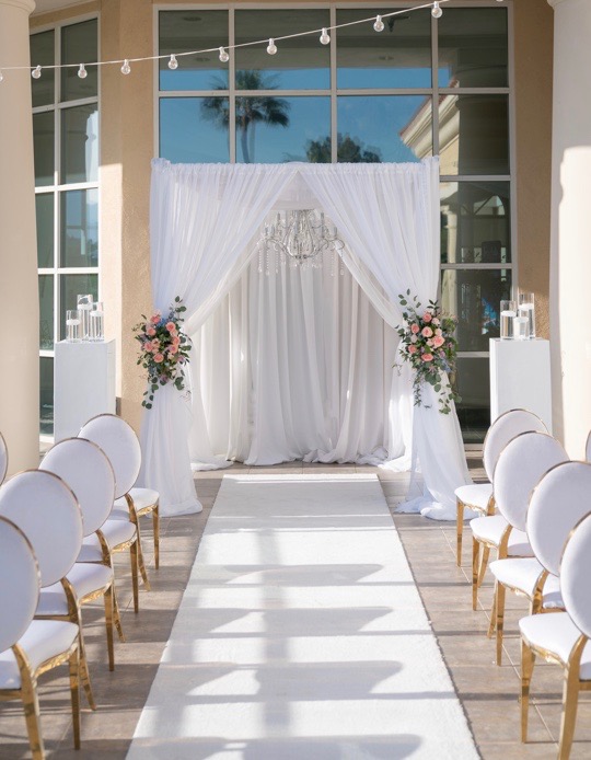- Arch - Grand Voile Chuppa - 1 - RSVP Party Rentals