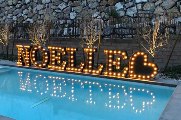 - Marquee Letters - Vintage - 1 - RSVP Party Rentals