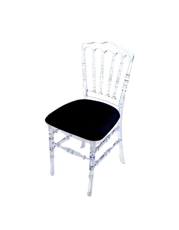 Crystal Napoleon Chair - 1 - RSVP Party Rentals