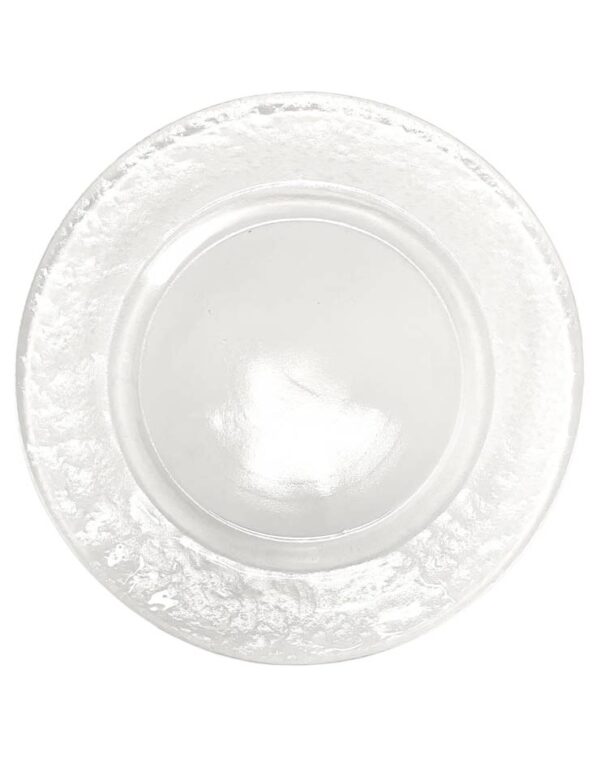 Hammered Glass Charger - 1 - RSVP Party Rentals