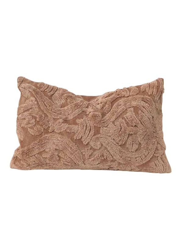 Blushy Brocade Pillow - 16"x26" - 1 - RSVP Party Rentals