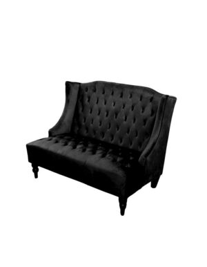 Black Brittany Settee