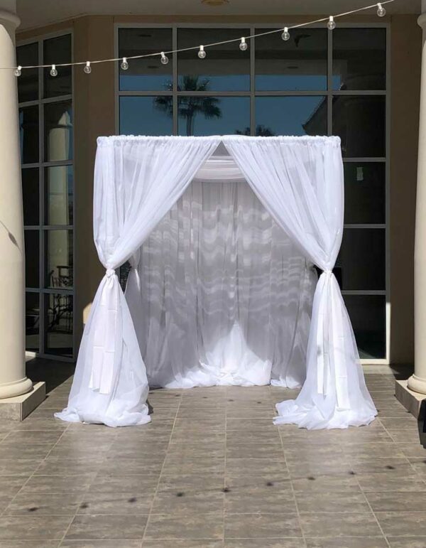 Arch - Grand Voile Chuppa - 1 - RSVP Party Rentals