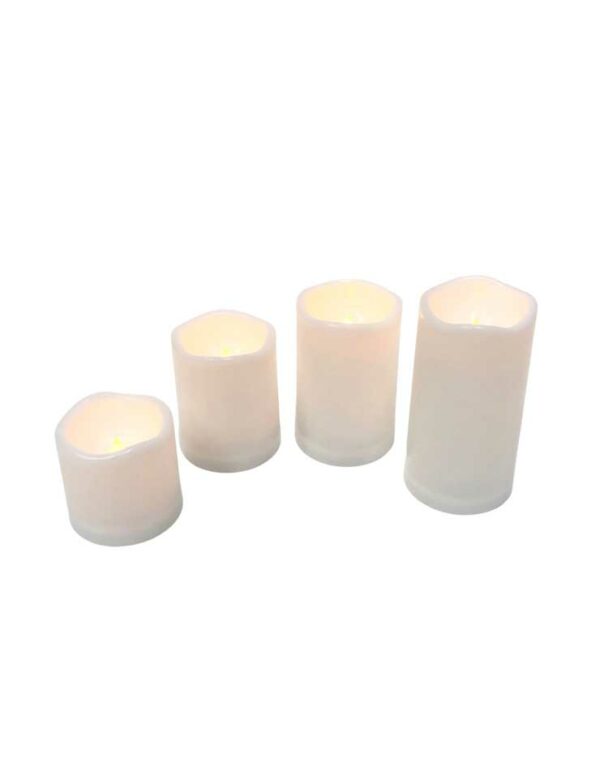 LED Pillar Candles - 1 - RSVP Party Rentals
