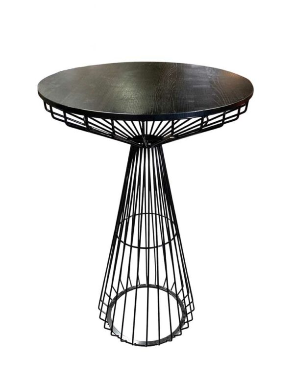 - Axel Hourglass Cocktail Table - 1 - RSVP Party Rentals